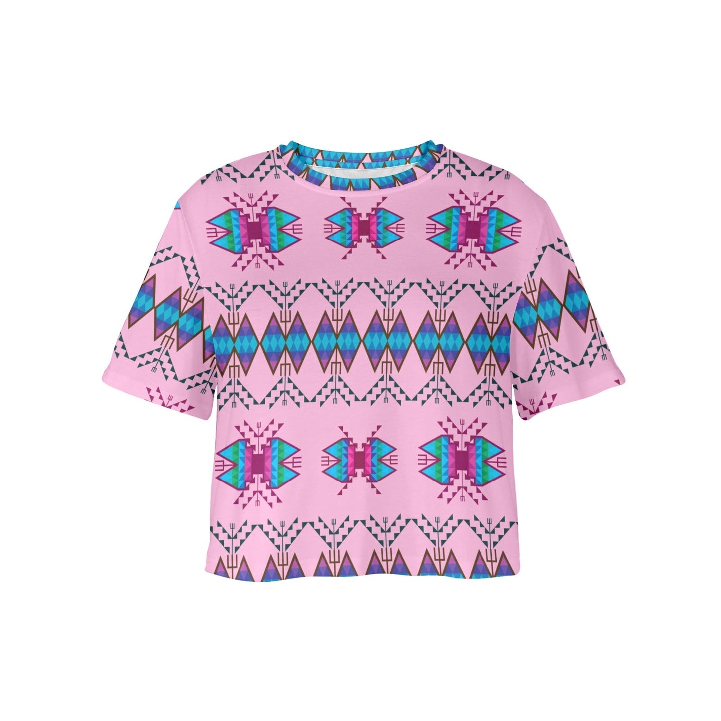 Sacred Trust Carnation Crop Top