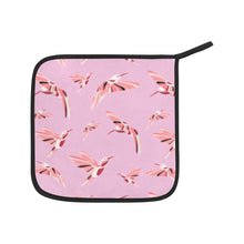 Load image into Gallery viewer, Strawberry Pink Oven Mitt &amp; Pot Holder
