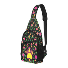 Load image into Gallery viewer, Floral Bearpaw Pink and Yellow Chest Bag
