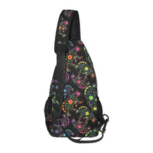 Load image into Gallery viewer, Neon Floral Bears Chest Bag
