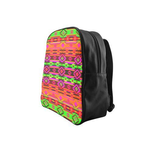 Adobe Afternoon School Backpack (Model 1601)(Small) School Backpacks/Small (1601) e-joyer 