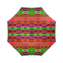 Load image into Gallery viewer, Adobe Afternoon Semi-Automatic Foldable Umbrella Semi-Automatic Foldable Umbrella e-joyer 
