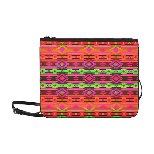 Adobe Afternoon Slim Clutch Bag (Model 1668) Slim Clutch Bags (1668) e-joyer 