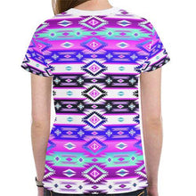 Load image into Gallery viewer, Adobe Dance New All Over Print T-shirt for Women (Model T45) New All Over Print T-shirt for Women (T45) e-joyer 
