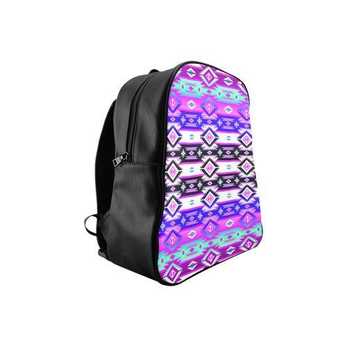 Adobe Dance School Backpack (Model 1601)(Small) School Backpacks/Small (1601) e-joyer 