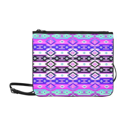 Adobe Dance Slim Clutch Bag (Model 1668) Slim Clutch Bags (1668) e-joyer 