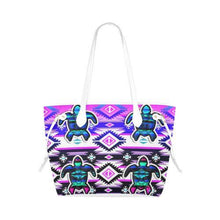 Load image into Gallery viewer, Adobe Dance Turtle Clover Canvas Tote Bag (Model 1661) Clover Canvas Tote Bag (1661) e-joyer 
