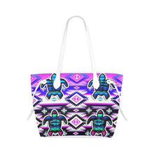 Load image into Gallery viewer, Adobe Dance Turtle Clover Canvas Tote Bag (Model 1661) Clover Canvas Tote Bag (1661) e-joyer 
