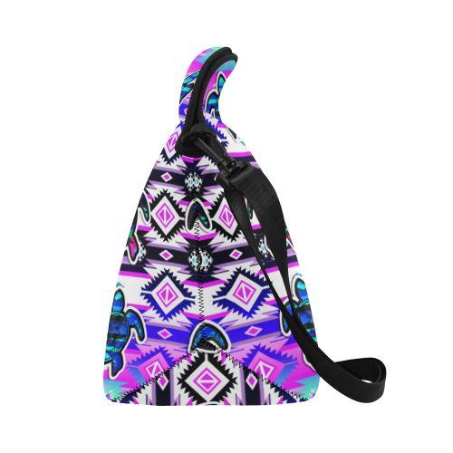 Adobe Dance Turtle Neoprene Lunch Bag/Large (Model 1669) Neoprene Lunch Bag/Large (1669) e-joyer 