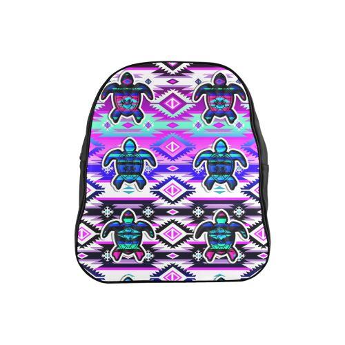 Adobe Dance Turtle School Backpack (Model 1601)(Small) School Backpacks/Small (1601) e-joyer 