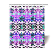 Load image into Gallery viewer, Adobe Dance Turtle Shower Curtain 60&quot;x72&quot; Shower Curtain 60&quot;x72&quot; e-joyer 
