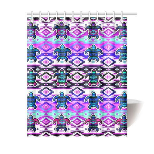 Adobe Dance Turtle Shower Curtain 60