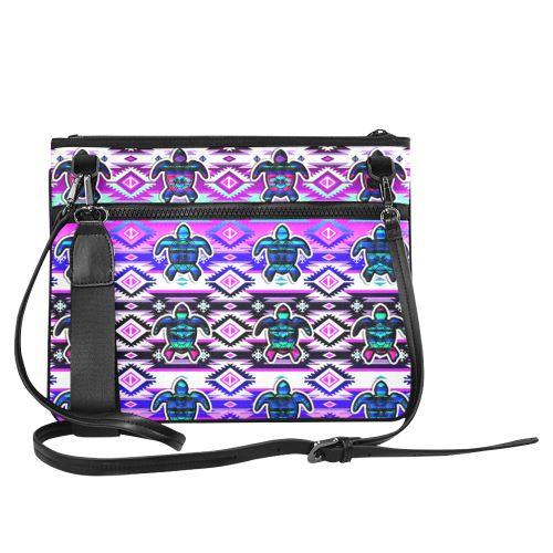 Adobe Dance Turtle Slim Clutch Bag (Model 1668) Slim Clutch Bags (1668) e-joyer 