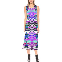 Load image into Gallery viewer, Adobe Dance Turtles Phaedra Sleeveless Open Fork Long Dress (Model D08) Phaedra Sleeveless Open Fork Long Dress (D08) e-joyer 
