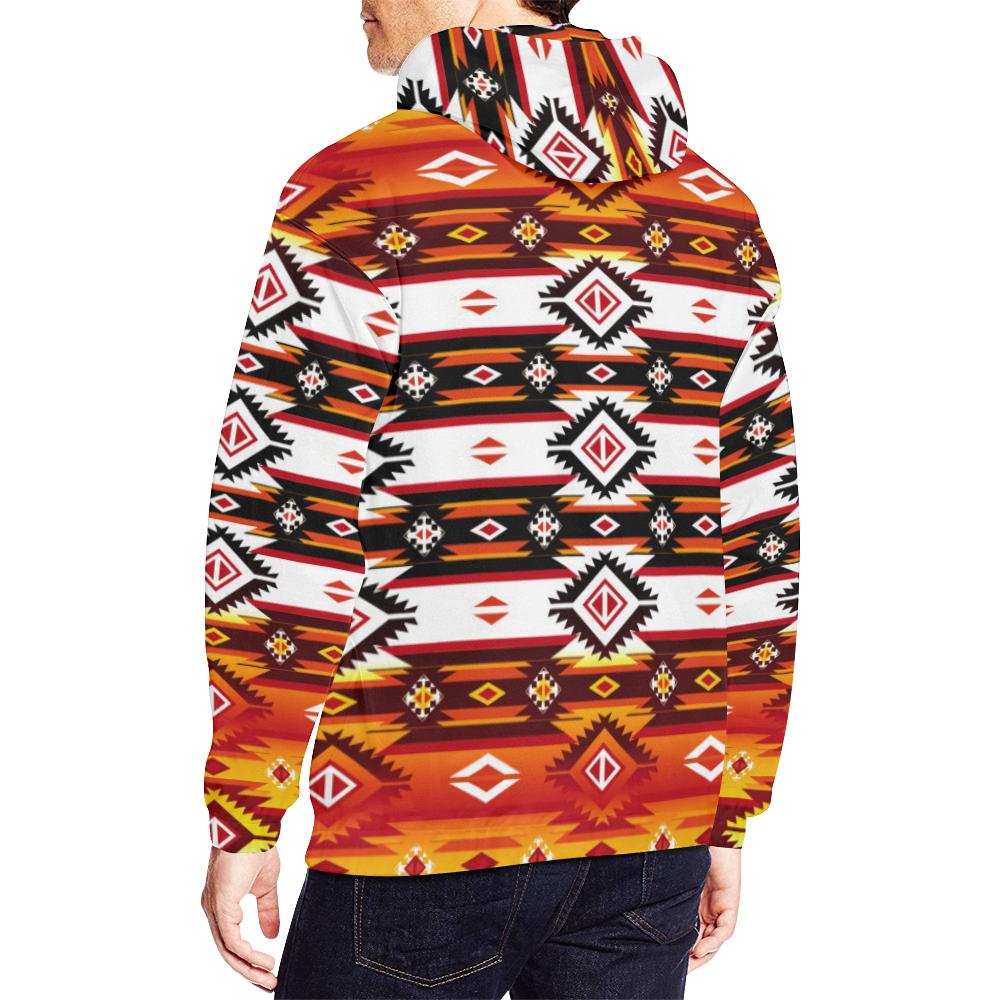 Adobe Fire All Over Print Hoodie for Men (USA Size) (Model H13) All Over Print Hoodie for Men (H13) e-joyer 