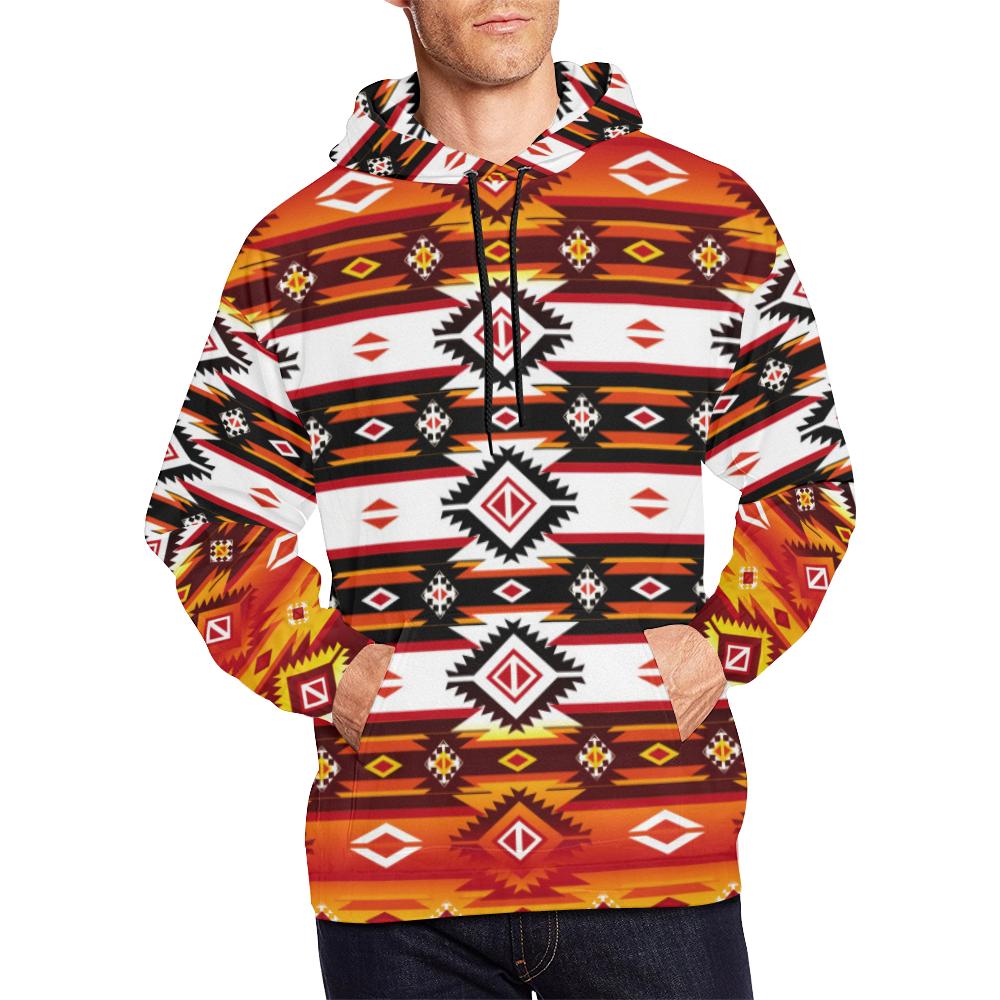 Adobe Fire All Over Print Hoodie for Men (USA Size) (Model H13) All Over Print Hoodie for Men (H13) e-joyer 