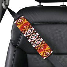 Load image into Gallery viewer, Adobe Fire Car Seat Belt Cover 7&#39;&#39;x12.6&#39;&#39; Car Seat Belt Cover 7&#39;&#39;x12.6&#39;&#39; e-joyer 
