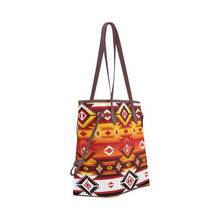 Load image into Gallery viewer, Adobe Fire Clover Canvas Tote Bag (Model 1661) Clover Canvas Tote Bag (1661) e-joyer 
