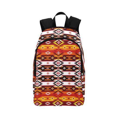 Adobe Fire Fabric Backpack for Adult (Model 1659) Casual Backpack for Adult (1659) e-joyer 