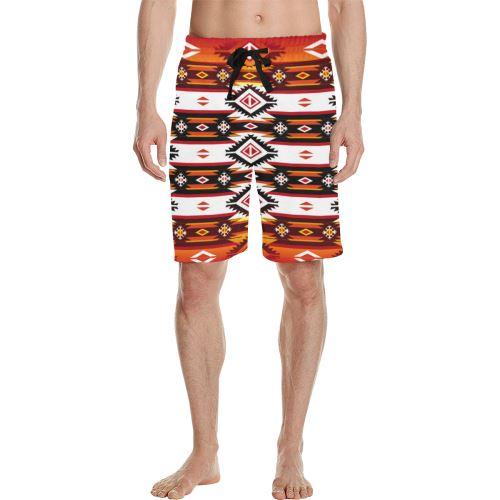 Adobe Fire Men's All Over Print Casual Shorts (Model L23) Men's Casual Shorts (L23) e-joyer 