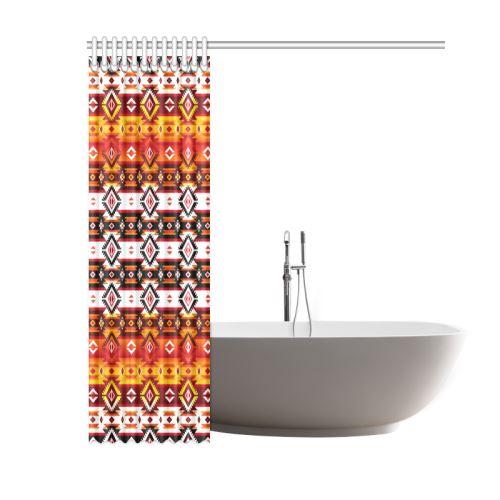 Adobe Fire Shower Curtain 60"x72" Shower Curtain 60"x72" e-joyer 