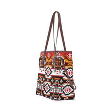 Load image into Gallery viewer, Adobe Fire Turtle Clover Canvas Tote Bag (Model 1661) Clover Canvas Tote Bag (1661) e-joyer 
