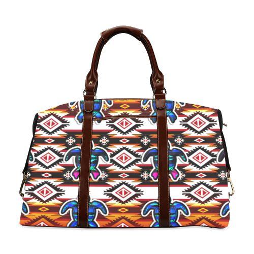 Adobe Fire Turtle Colored Classic Travel Bag (Model 1643) Remake Classic Travel Bags (1643) e-joyer 