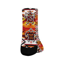 Load image into Gallery viewer, Adobe Fire Turtle Crew Socks Crew Socks e-joyer 
