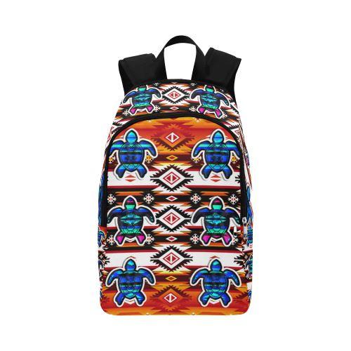 Adobe Fire Turtle Fabric Backpack for Adult (Model 1659) Casual Backpack for Adult (1659) e-joyer 