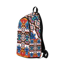 Load image into Gallery viewer, Adobe Fire Turtle Fabric Backpack for Adult (Model 1659) Casual Backpack for Adult (1659) e-joyer 
