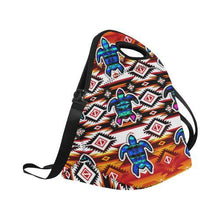 Load image into Gallery viewer, Adobe Fire Turtle Neoprene Lunch Bag/Large (Model 1669) Neoprene Lunch Bag/Large (1669) e-joyer 
