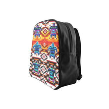 Load image into Gallery viewer, Adobe Fire Turtle School Backpack (Model 1601)(Small) School Backpacks/Small (1601) e-joyer 
