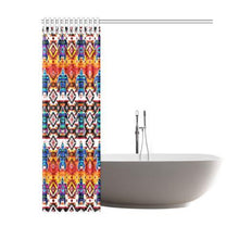 Load image into Gallery viewer, Adobe Fire Turtle Shower Curtain 60&quot;x72&quot; Shower Curtain 60&quot;x72&quot; e-joyer 
