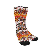 Load image into Gallery viewer, Adobe Fire Turtle Trouser Socks Socks e-joyer 
