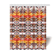 Load image into Gallery viewer, Adobe Fire Turtle2 Shower Curtain 60&quot;x72&quot; Shower Curtain 60&quot;x72&quot; e-joyer 
