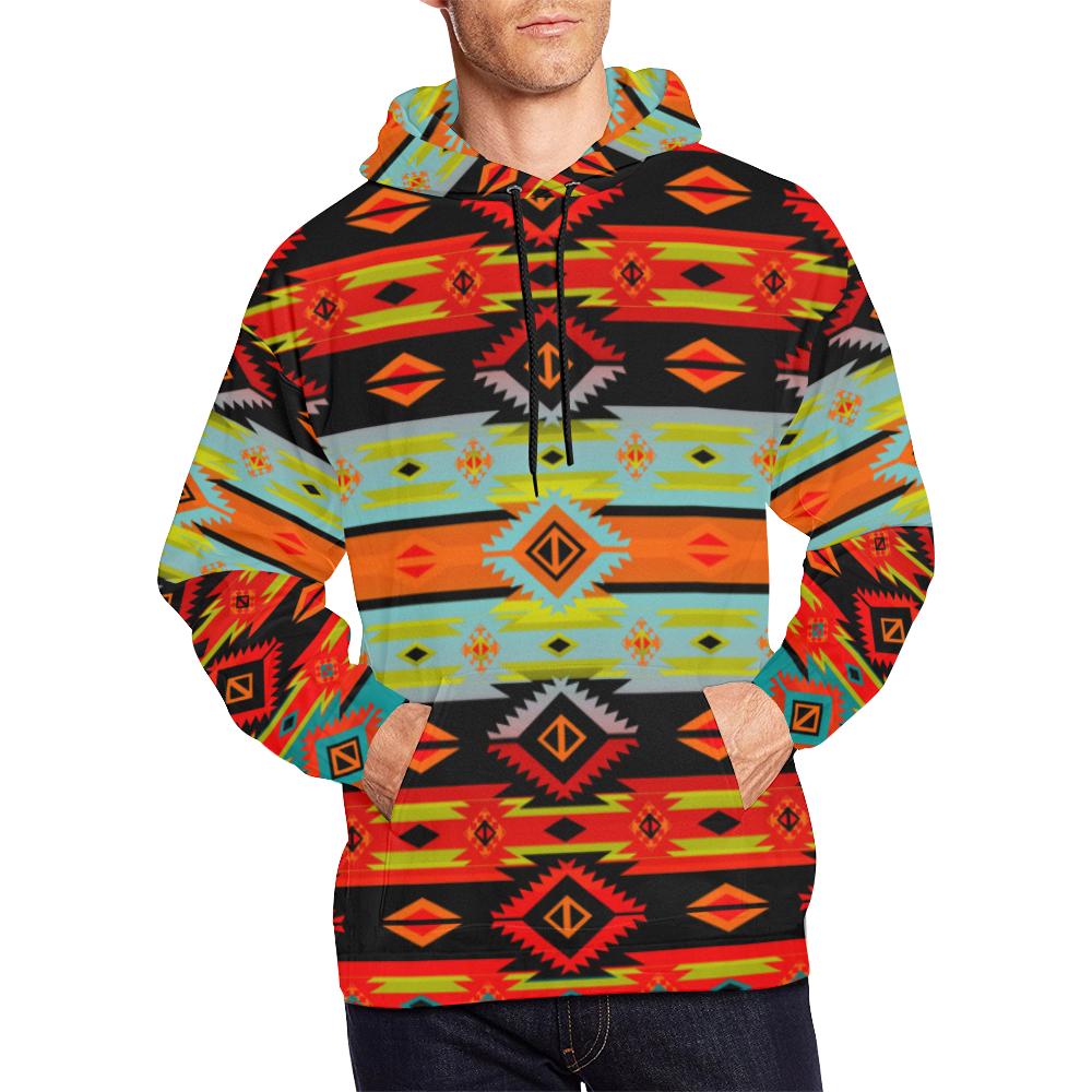 Adobe Kiva All Over Print Hoodie for Men (USA Size) (Model H13) All Over Print Hoodie for Men (H13) e-joyer 