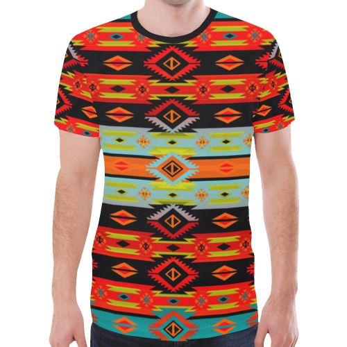 Adobe Kiva New All Over Print T-shirt for Men (Model T45) New All Over Print T-shirt for Men (T45) e-joyer 