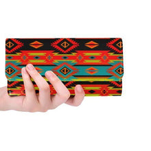 Load image into Gallery viewer, Adobe Kiva Women&#39;s Trifold Wallet (Model 1675) Women&#39;s Trifold Wallet e-joyer 
