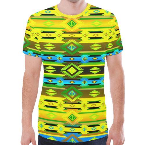 Adobe Midnight New All Over Print T-shirt for Men (Model T45) New All Over Print T-shirt for Men (T45) e-joyer 