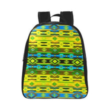 Load image into Gallery viewer, Adobe Midnight School Backpack (Model 1601)(Small) School Backpacks/Small (1601) e-joyer 
