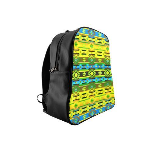 Adobe Midnight School Backpack (Model 1601)(Small) School Backpacks/Small (1601) e-joyer 