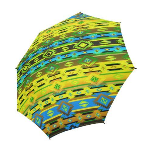 Adobe Midnight Semi-Automatic Foldable Umbrella Semi-Automatic Foldable Umbrella e-joyer 
