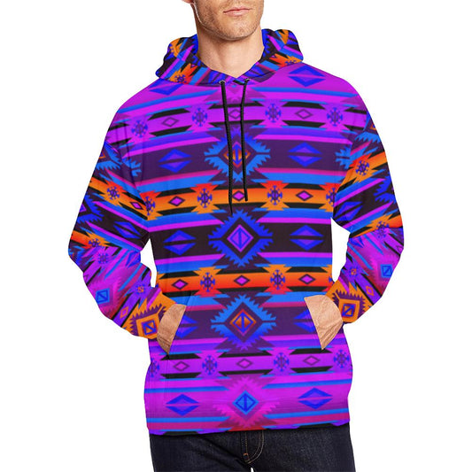 Adobe Morning All Over Print Hoodie for Men (USA Size) (Model H13) All Over Print Hoodie for Men (H13) e-joyer 