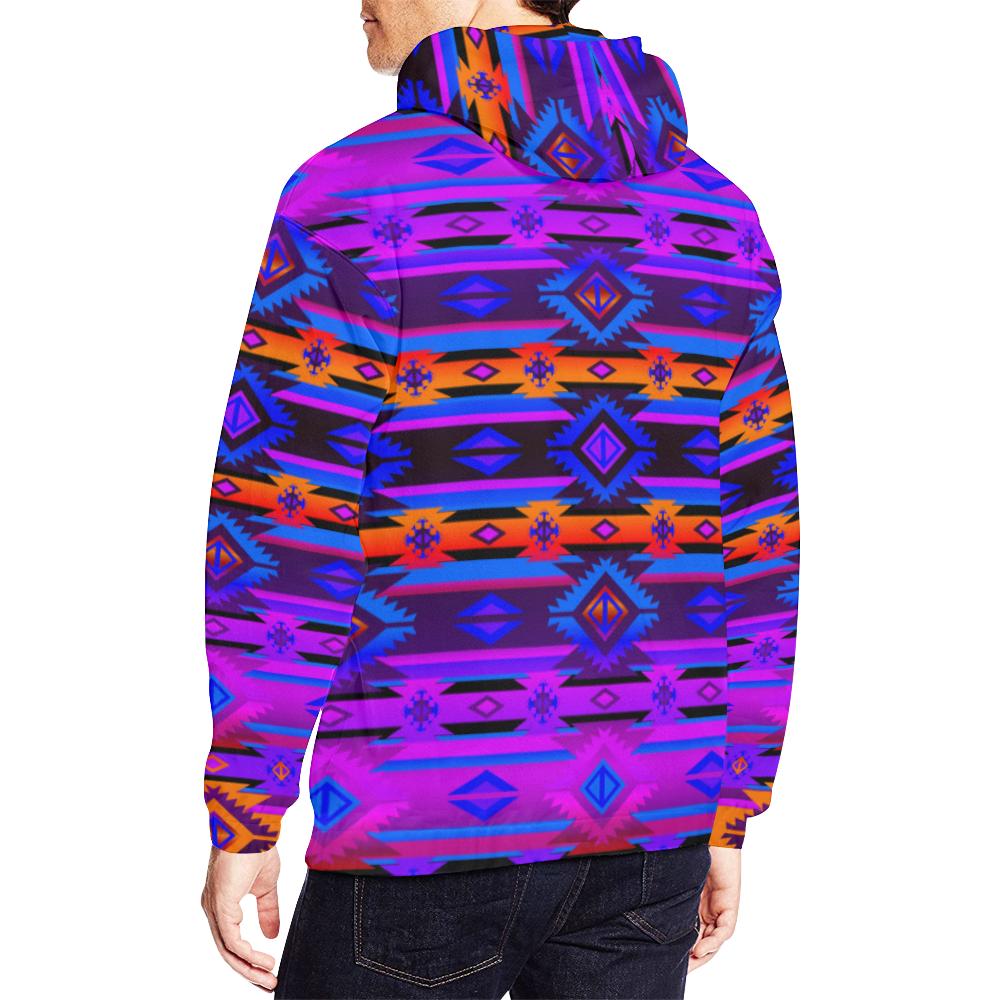 Adobe Morning All Over Print Hoodie for Men (USA Size) (Model H13) All Over Print Hoodie for Men (H13) e-joyer 