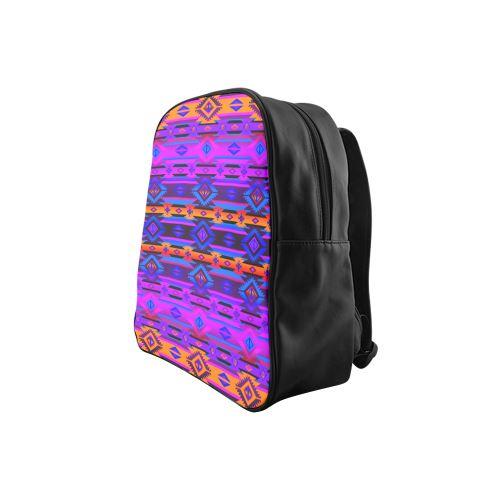 Adobe Morning School Backpack (Model 1601)(Small) School Backpacks/Small (1601) e-joyer 