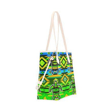 Load image into Gallery viewer, Adobe-Nature-Turtle Clover Canvas Tote Bag (Model 1661) Clover Canvas Tote Bag (1661) e-joyer 
