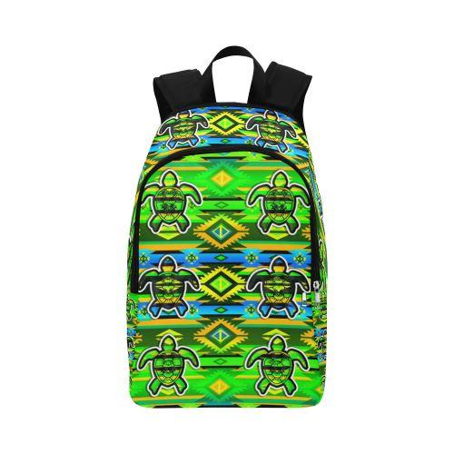 Adobe-Nature-Turtle Fabric Backpack for Adult (Model 1659) Casual Backpack for Adult (1659) e-joyer 