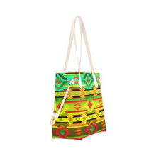 Load image into Gallery viewer, Adobe Sky Clover Canvas Tote Bag (Model 1661) Clover Canvas Tote Bag (1661) e-joyer 
