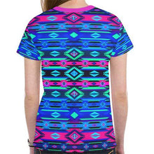Load image into Gallery viewer, Adobe Sunset New All Over Print T-shirt for Women (Model T45) New All Over Print T-shirt for Women (T45) e-joyer 
