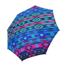 Load image into Gallery viewer, Adobe Sunset Semi-Automatic Foldable Umbrella Semi-Automatic Foldable Umbrella e-joyer 
